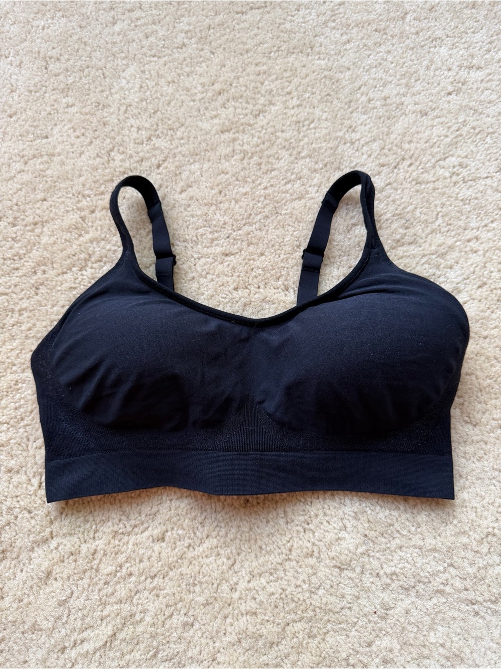 Underoutfit Black Wireless Lightly Padded Bra - Size L - VGUC - #459